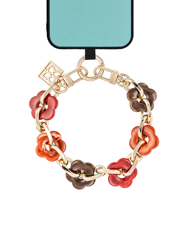 Amber Cherry Wristlet Strap