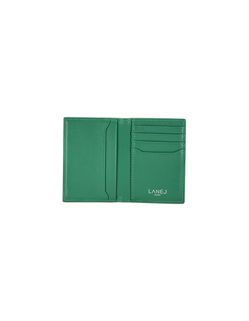 Hunter Green Crocodile Bi-Fold Card Holder