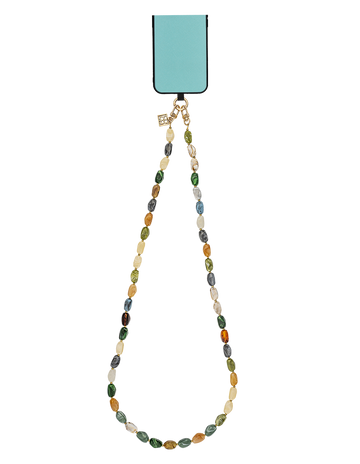 Green Earth Stones Phone Strap