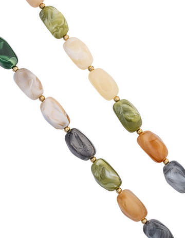 Green Earth Stones Phone Strap