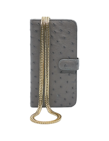 Ostrich Crossbody Case