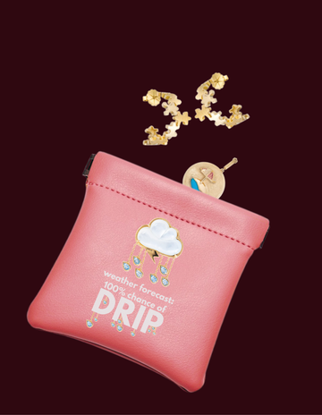 Coral Pocket Pouch