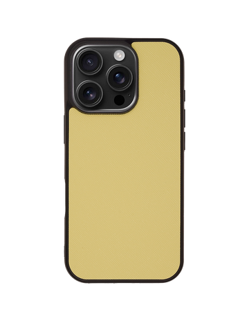 Signature Saffiano Leather iPhone case with Black Border