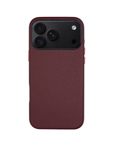 Extra Coverage! Pebbled Vegan Leather Wrap iPhone case