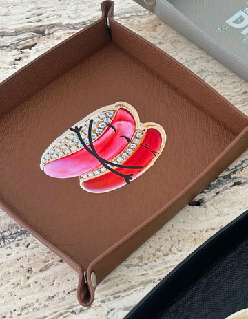 Brown Trinket Tray