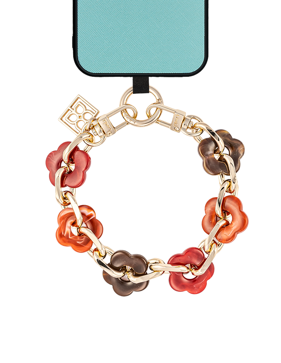 Amber Cherry Wristlet Strap