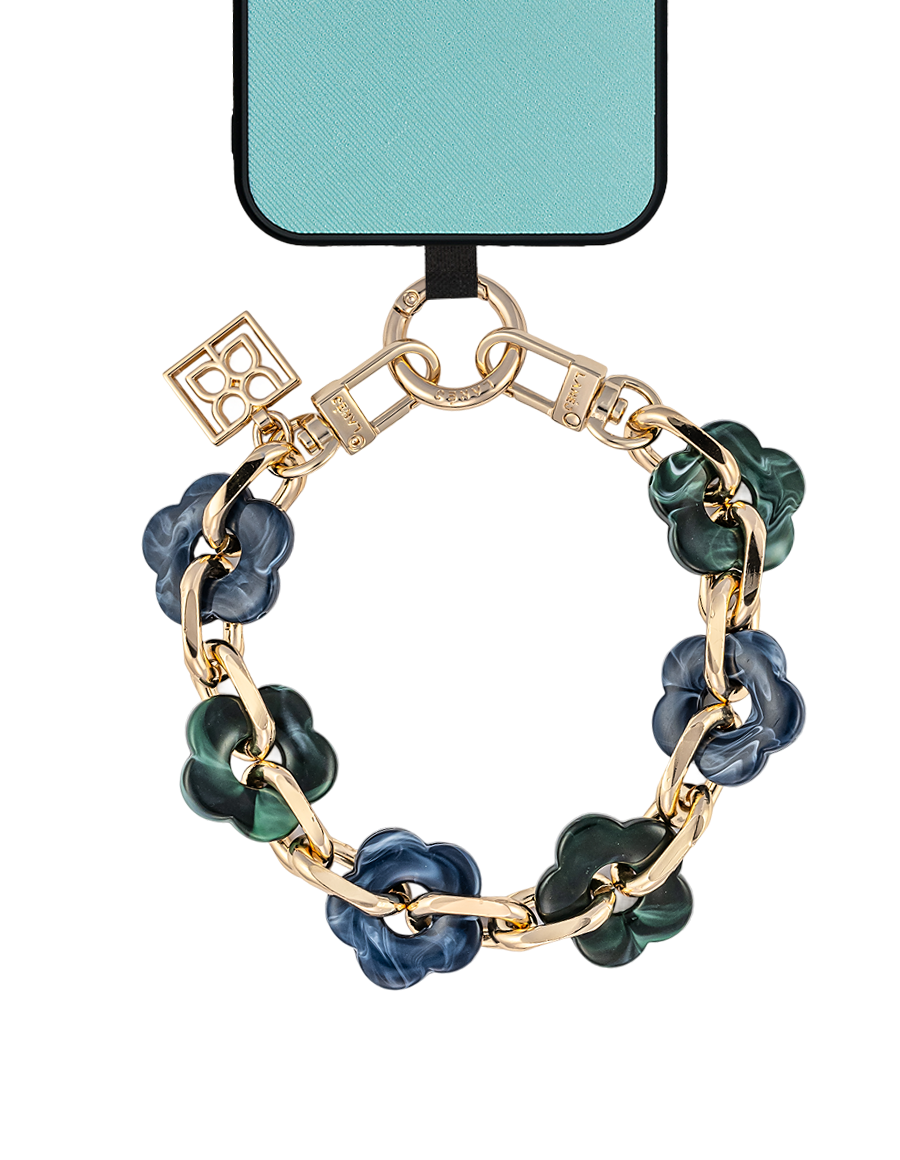 Midnight Riviera Wristlet Strap