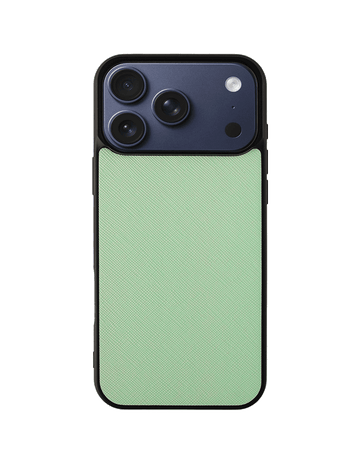 Signature Saffiano Leather iPhone case with Black Border
