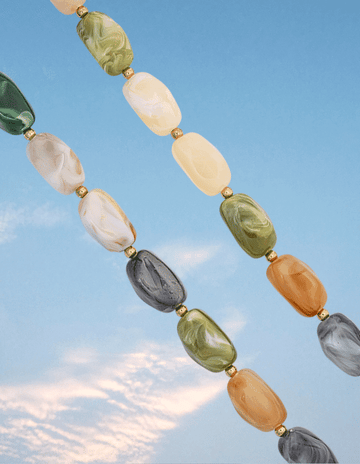 Green Earth Stones Phone Strap