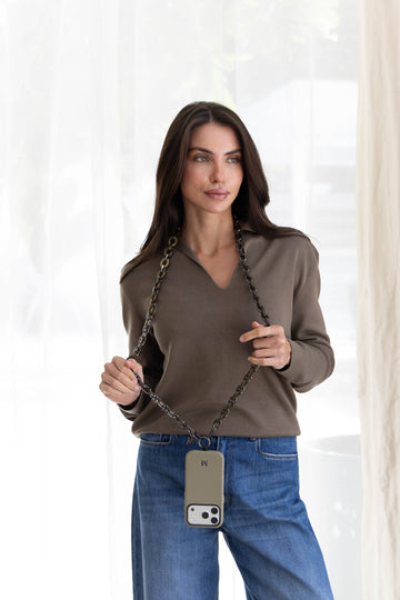 Black Olive Phone Strap