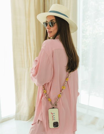 Peachy Fizz Phone Strap