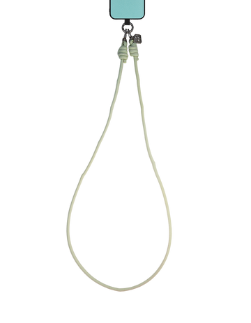 Mint Leather Phone Strap