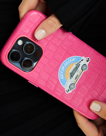 Faux Croc Leather Wrap iPhone case