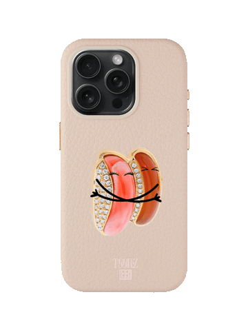 Extra Coverage! Pebbled Vegan Leather Wrap iPhone case