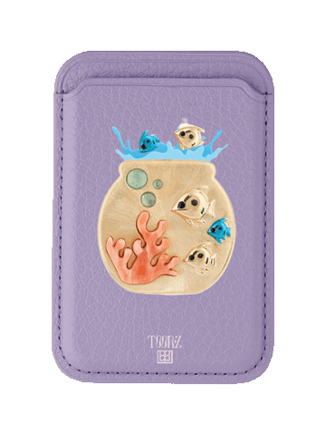 Pebbled Vegan Leather Magsafe Wallet