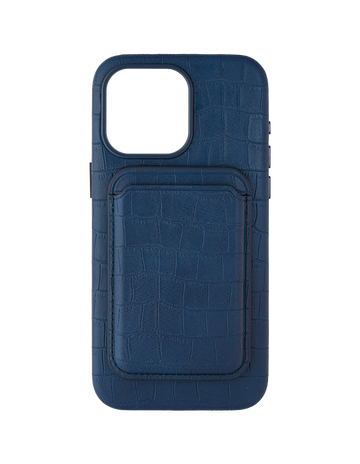 Faux Croc Leather Magsafe Wallet