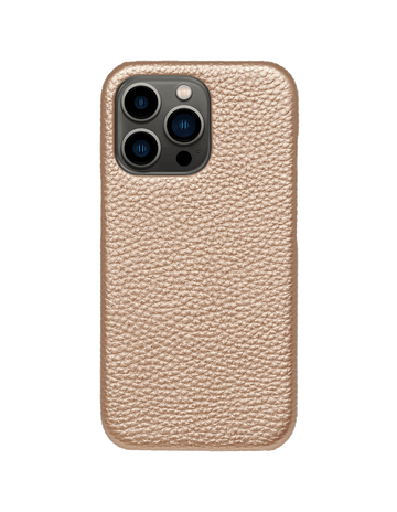 Metallic Vegan Leather Wrap iPhone Case