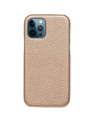 Metallic Vegan Leather Wrap iPhone Case