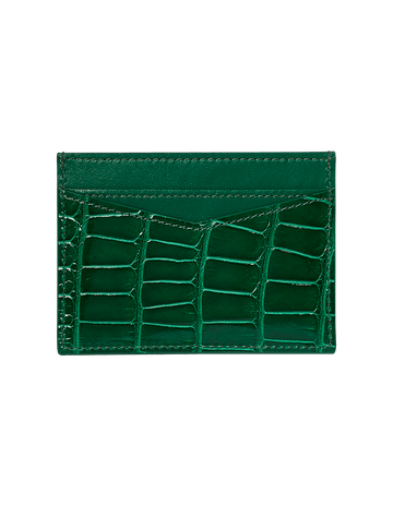Eden Crocodile Signature Card Holder