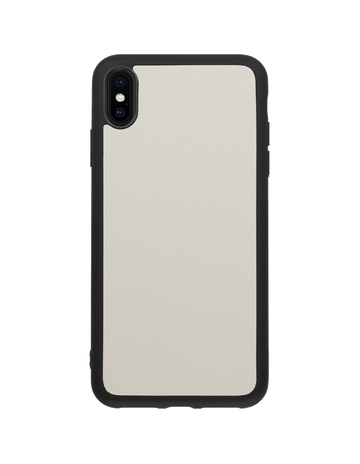 Signature Saffiano Leather iPhone case with Black Border