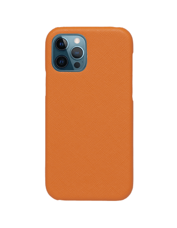 Saffiano Vegan Leather Wrap iPhone Case