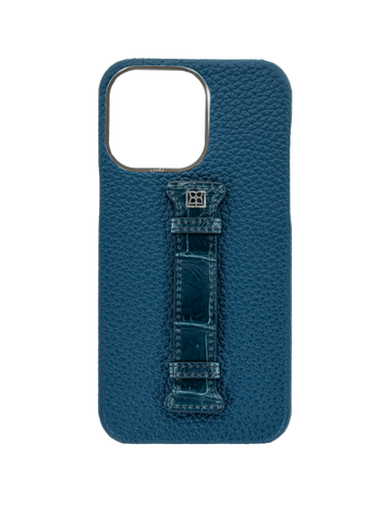 Leather iPhone Case with Croc Holder