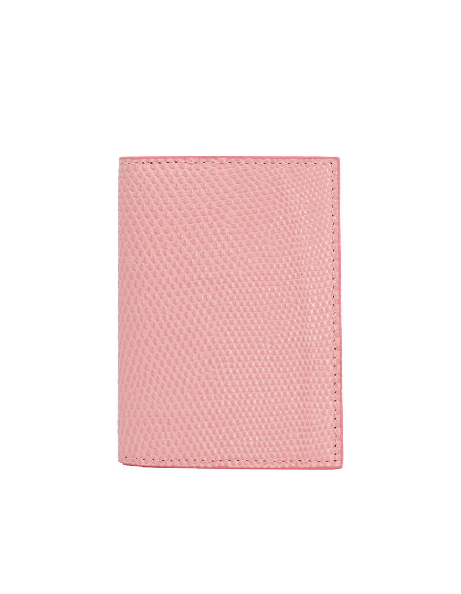 Candy Pink Lizard Bi-Fold Holder